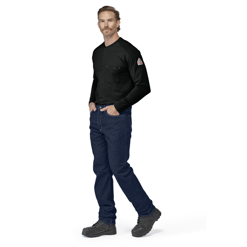 Men's Flex Knit Henley image number 5