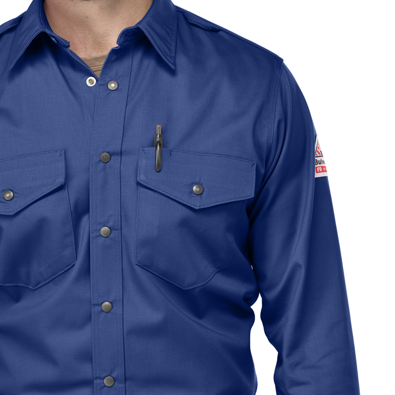 Men's Midweight Excel FR Snap-Front Uniform Shirt image number 8
