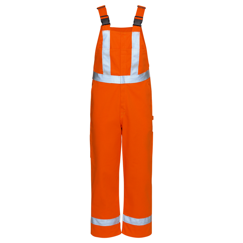 Men's Unlined Bib Overall with Reflective Trim image number 0