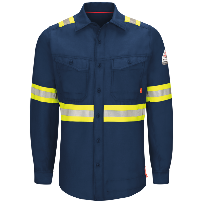 iQ Series&reg; Endurance Men's FR Enhanced Visibility Work Shirt image number 0