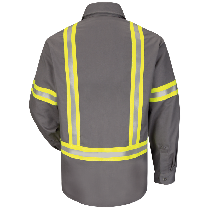 Men's Midweight FR Enhanced Visibility Uniform Shirt image number 5