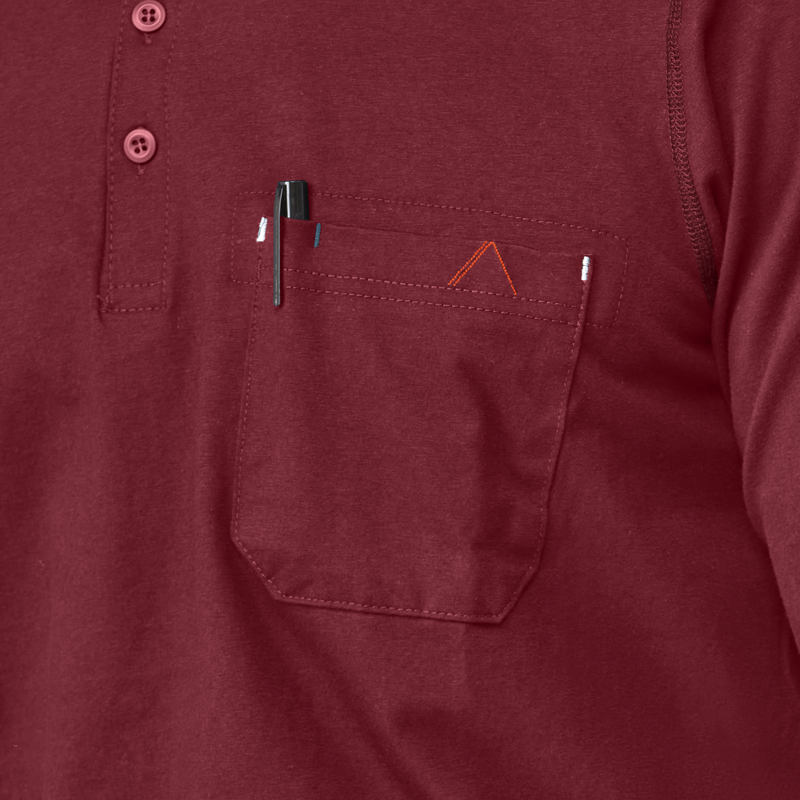Men's Flex Knit Henley image number 8