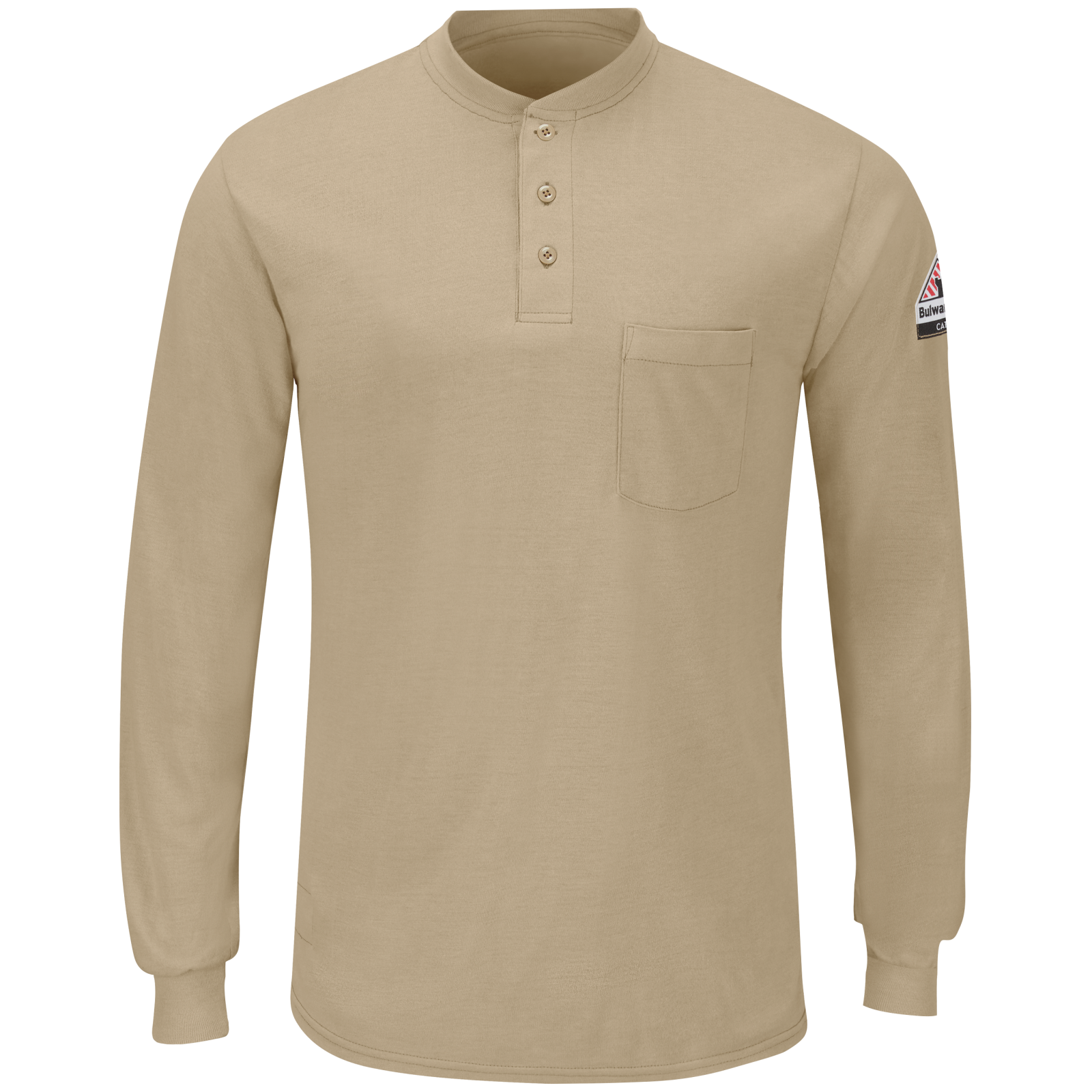 Men's Long Sleeve Lightweight Henley Shirt Bulwark® FR