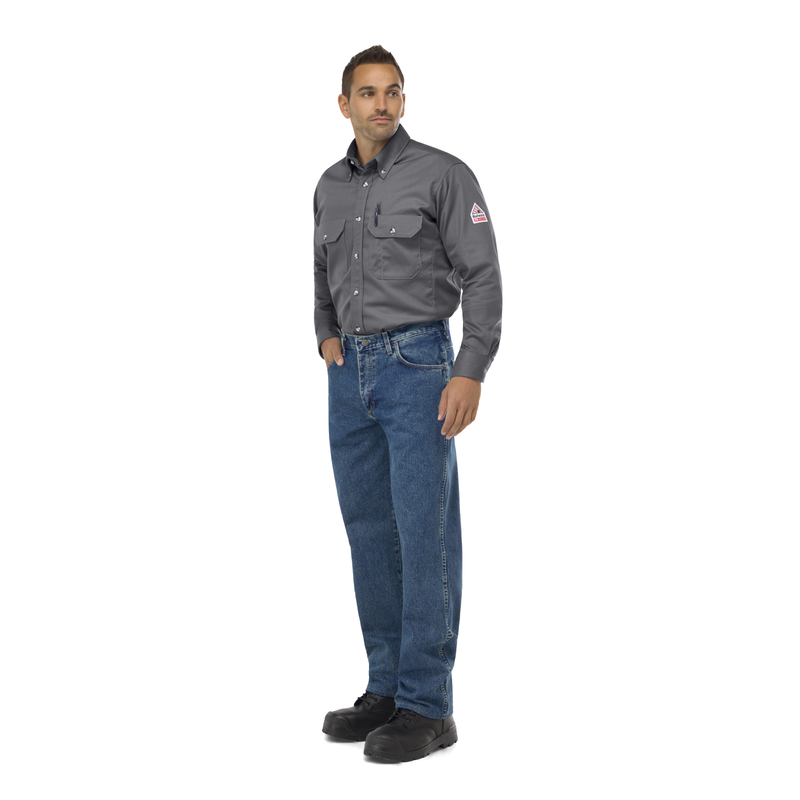 Men's Midweight FR Dress Uniform Shirt image number 5