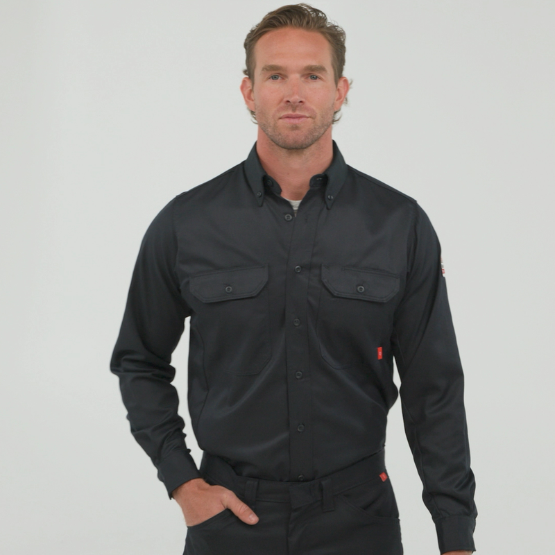 iQ Series&reg; Men's Midweight Comfort Woven Shirt image number 2