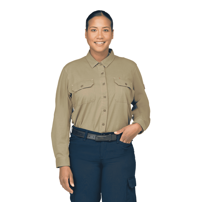Women's Flex Knit Button Down Shirt image number 0