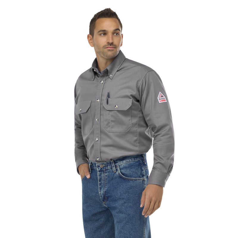 Men's Midweight FR Dress Uniform Shirt image number 3