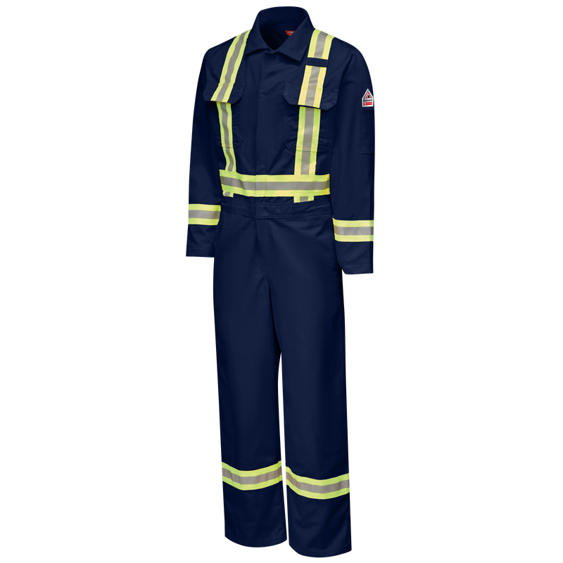 Men's Midweight FR Premium Coverall with Reflective Trim image number 3