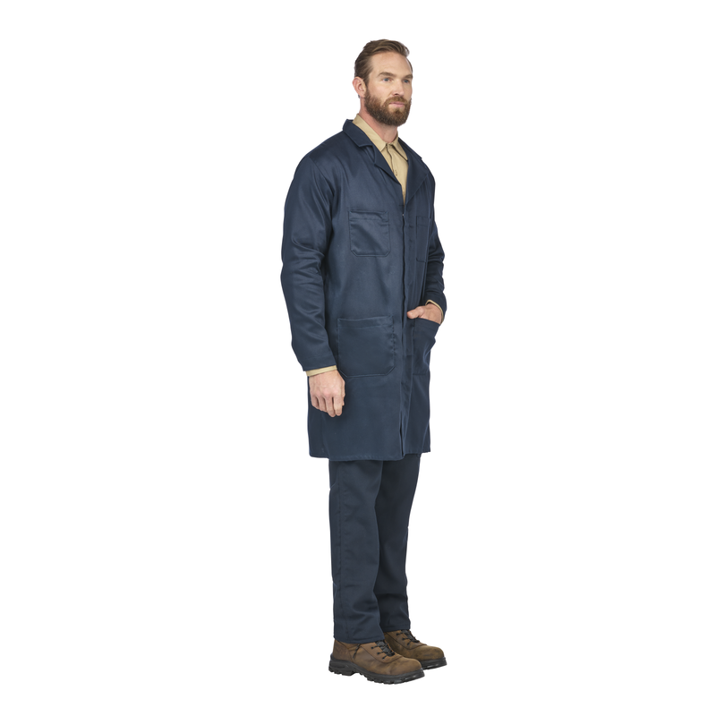 Men's Concealed Snap Front Lab Coat image number 5