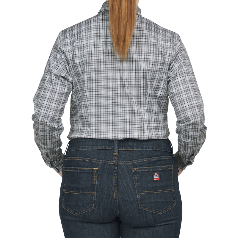 Bulwark FR Women's Flex Knit Button Down Shirt image number 1