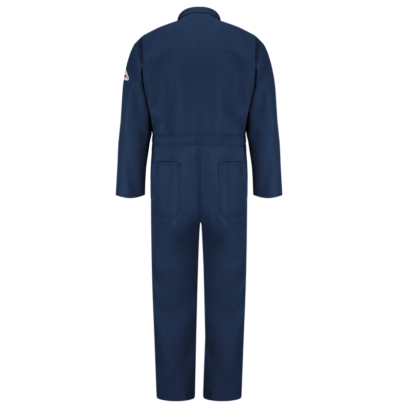 Bulwark Mens Flame Resistant 4.5 Oz Nomex IIIA Classic Coverall with Hemmed Sleeves