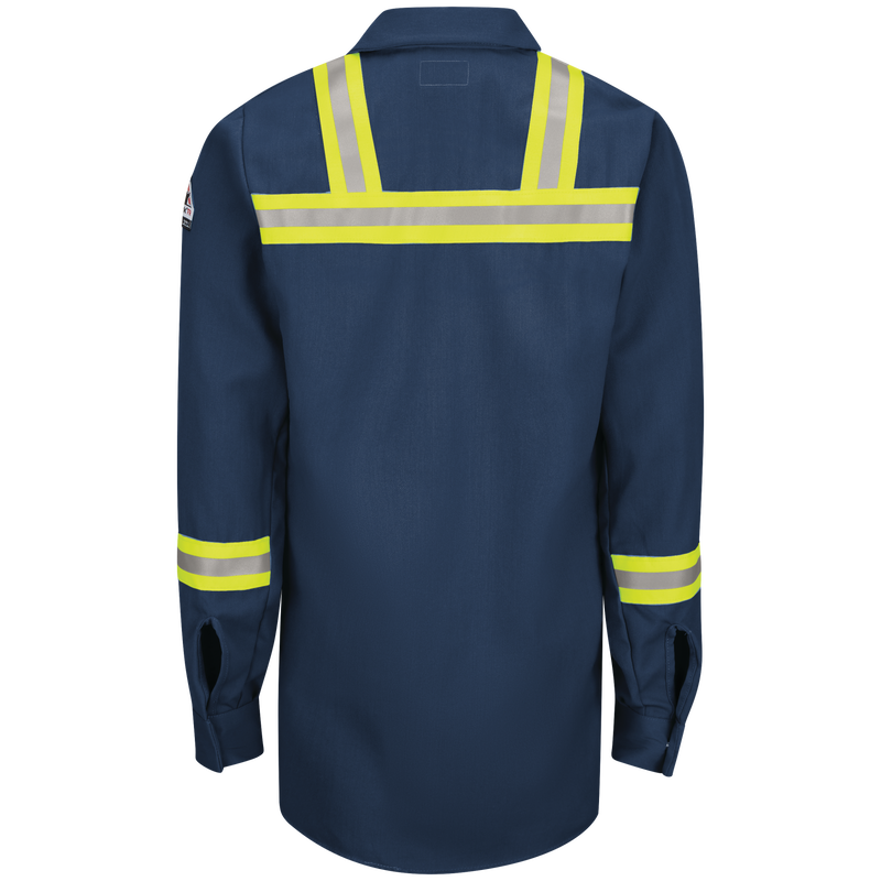 Enhanced Visibility Concealed-Gripper Pocketless Work Shirt image number 1