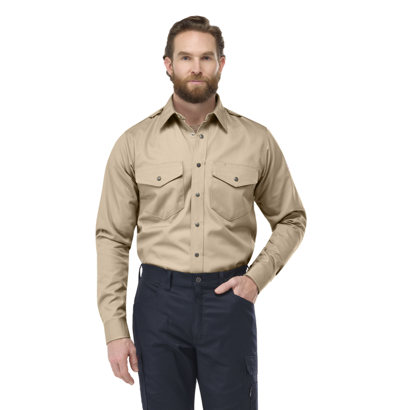 Men's Midweight Excel FR Snap-Front Uniform Shirt image number 0