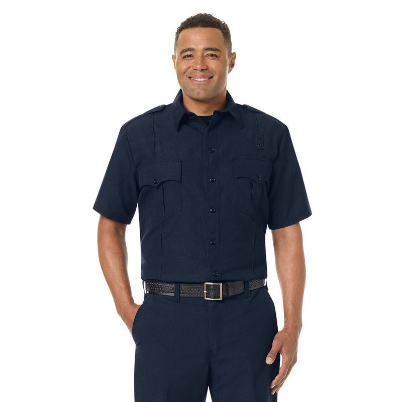 Men's Classic Short Sleeve Fire Officer Shirt image number 3