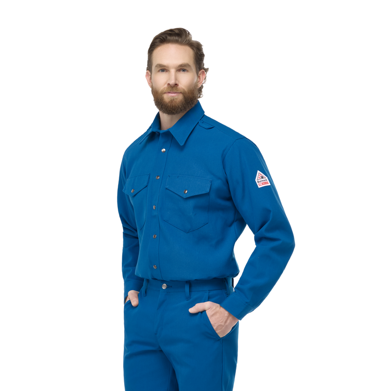 Men's Midweight Nomex FR Snap-Front Shirt image number 3