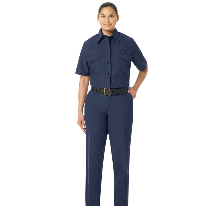 Women's Classic Short Sleeve Firefighter Shirt image number 2