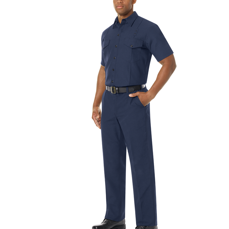 Men's Classic Short Sleeve Western Firefighter Shirt image number 8