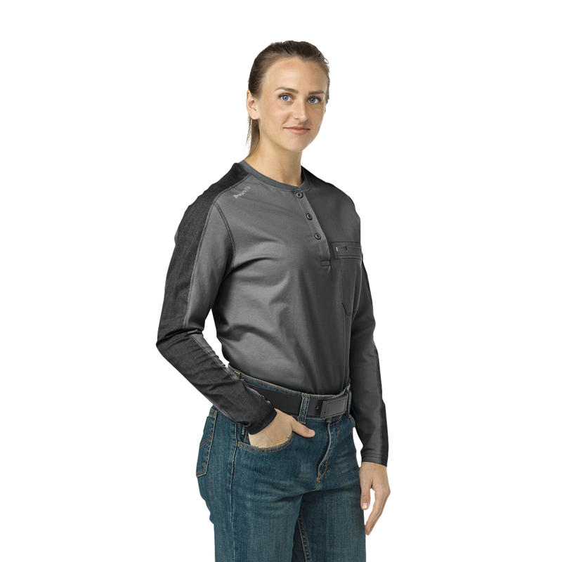 Women's Flex Knit Henley image number 3