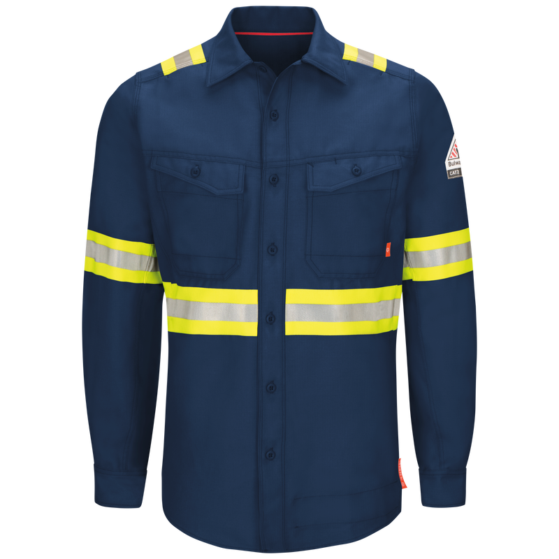 iQ Series® Endurance Men's FR Enhanced Visibility Work Shirt image number 0