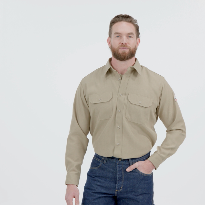 Men's Lightweight Nomex&reg; FR Uniform Shirt image number 12