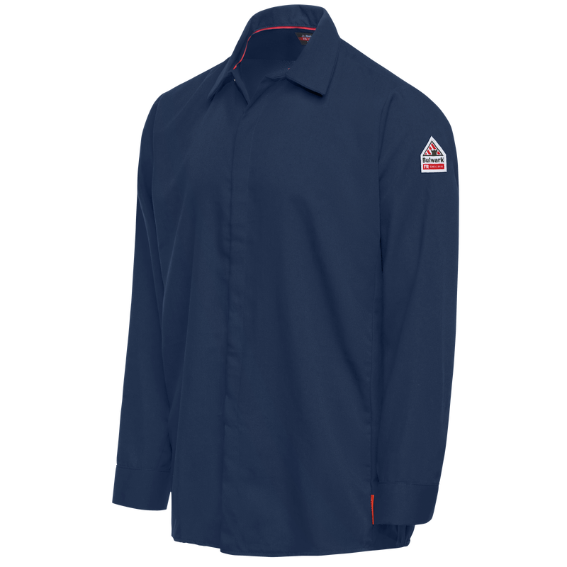 iQ Series® Comfort Woven Men's Lightweight FR Food Processing Shirt image number 3