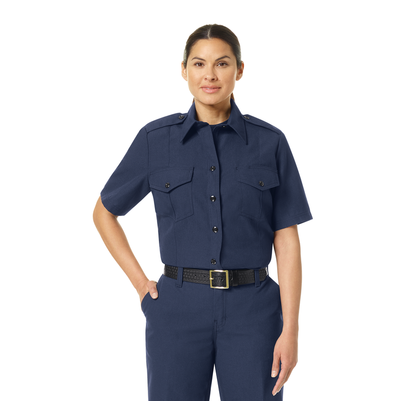 Women's Classic Short Sleeve Fire Chief Shirt image number 4