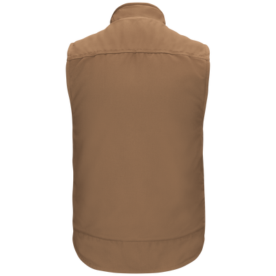 Men's Sherpa Lined Brown Duck Vest