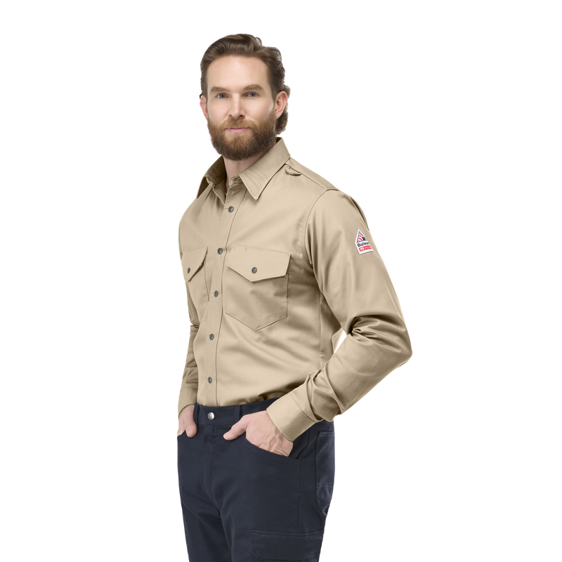 Men's Midweight Excel FR Snap-Front Uniform Shirt image number 2