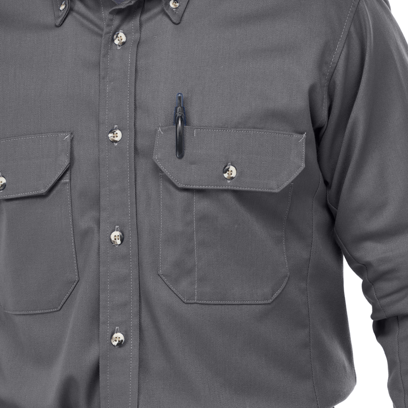 Men's Midweight FR Dress Uniform Shirt image number 9