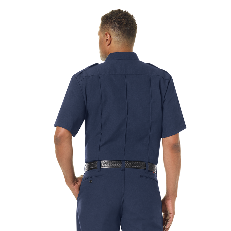 Men's Classic Short Sleeve Fire Officer Shirt image number 6