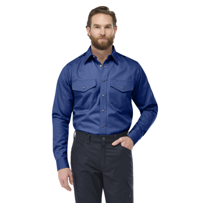 Men's Midweight Excel FR Snap-Front Uniform Shirt