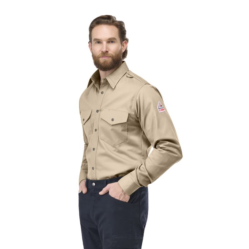 Men's Midweight Excel FR Snap-Front Uniform Shirt image number 2