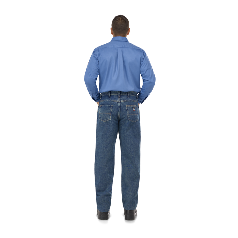 Men's Loose FR Stonewashed Jean image number 8