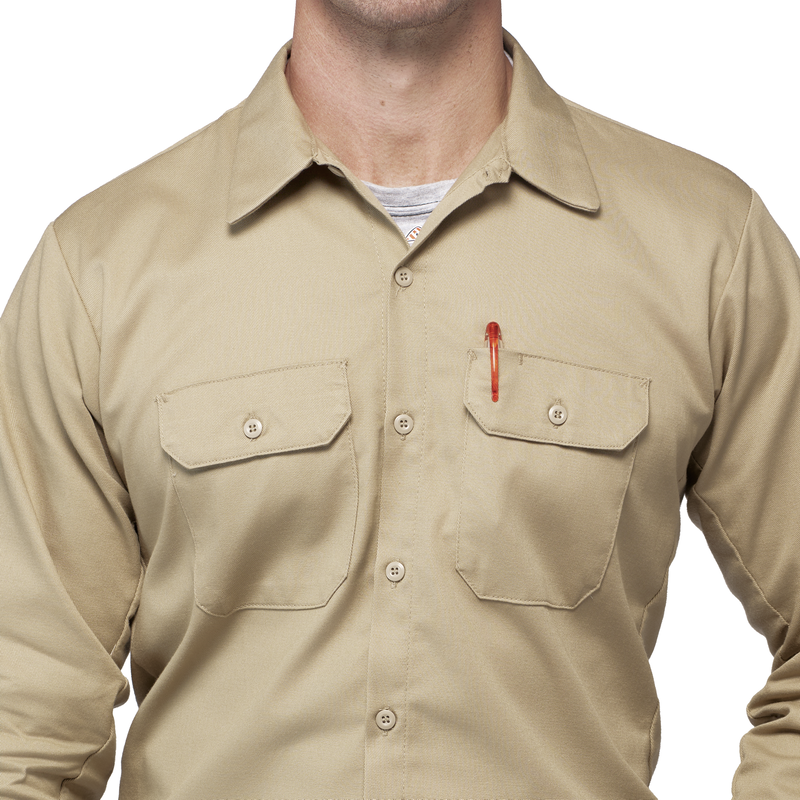 Men's Midweight Excel FR Work Shirt image number 6