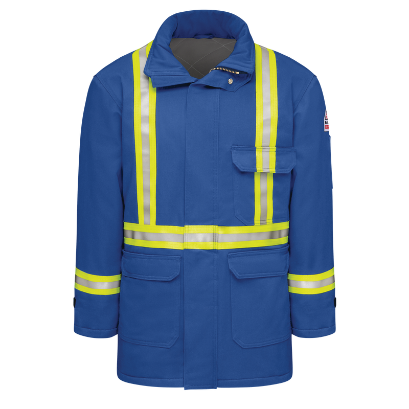 Men's Heavyweight Excel FR&reg; ComforTouch&reg; Insulated Deluxe Parka with Reflective Trim image number 0