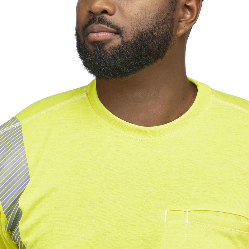 Men's Lightweight FR Hi-Visibility Long Sleeve T-Shirt image number 8