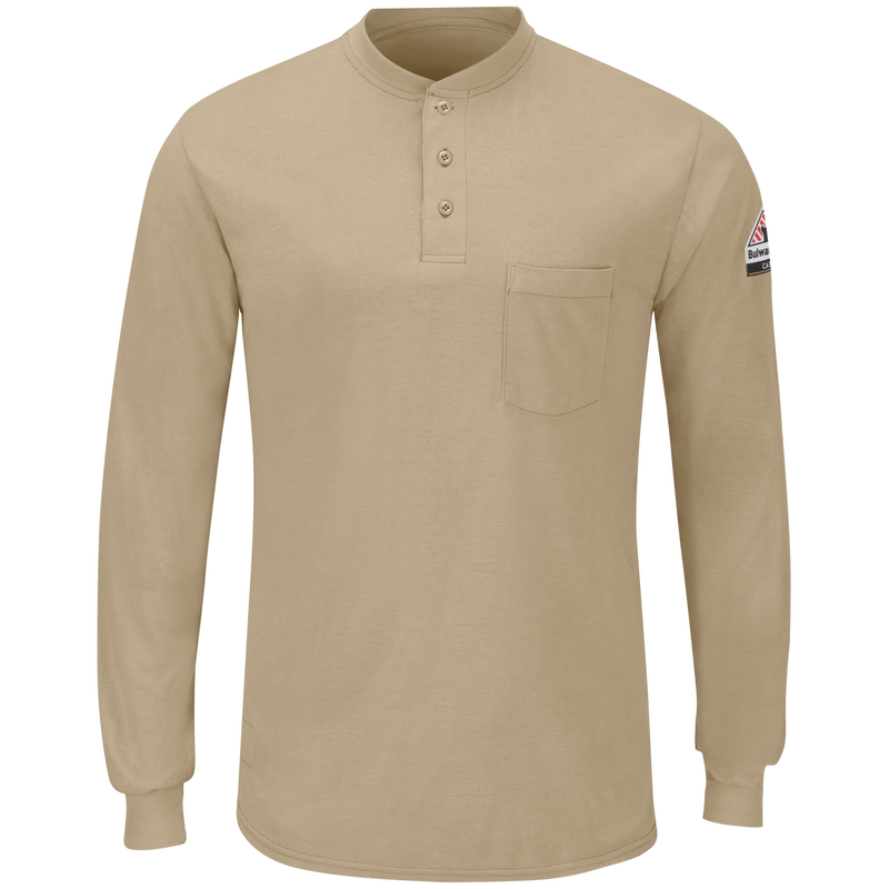 Men's Long Sleeve Lightweight Henley Shirt image number 4