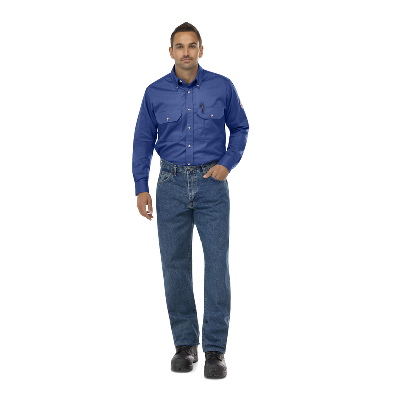 Men's Midweight FR Dress Uniform Shirt image number 2