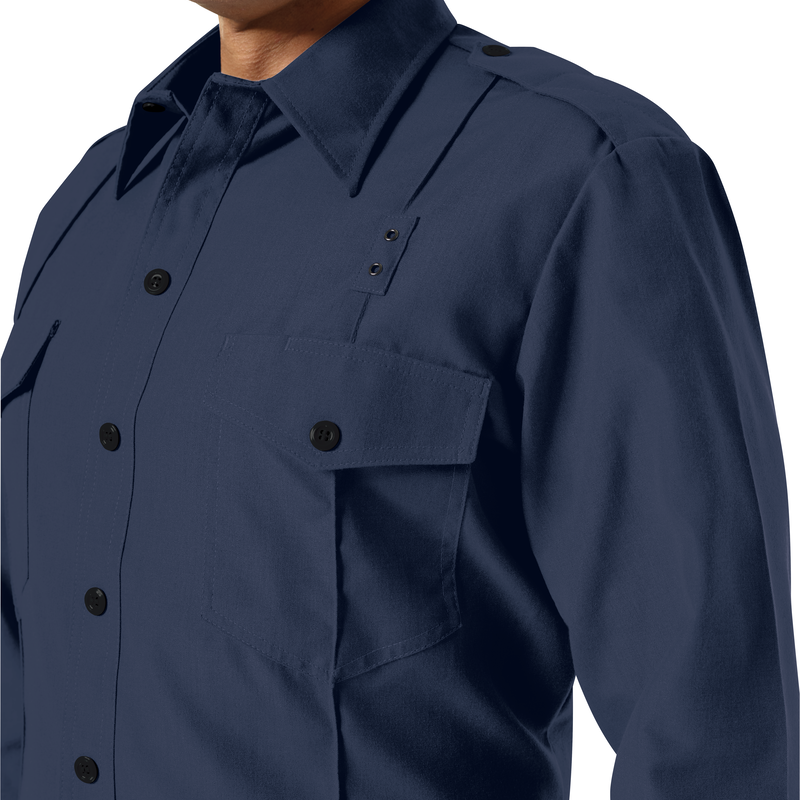 Men's Classic Long Sleeve Fire Chief Shirt image number 11