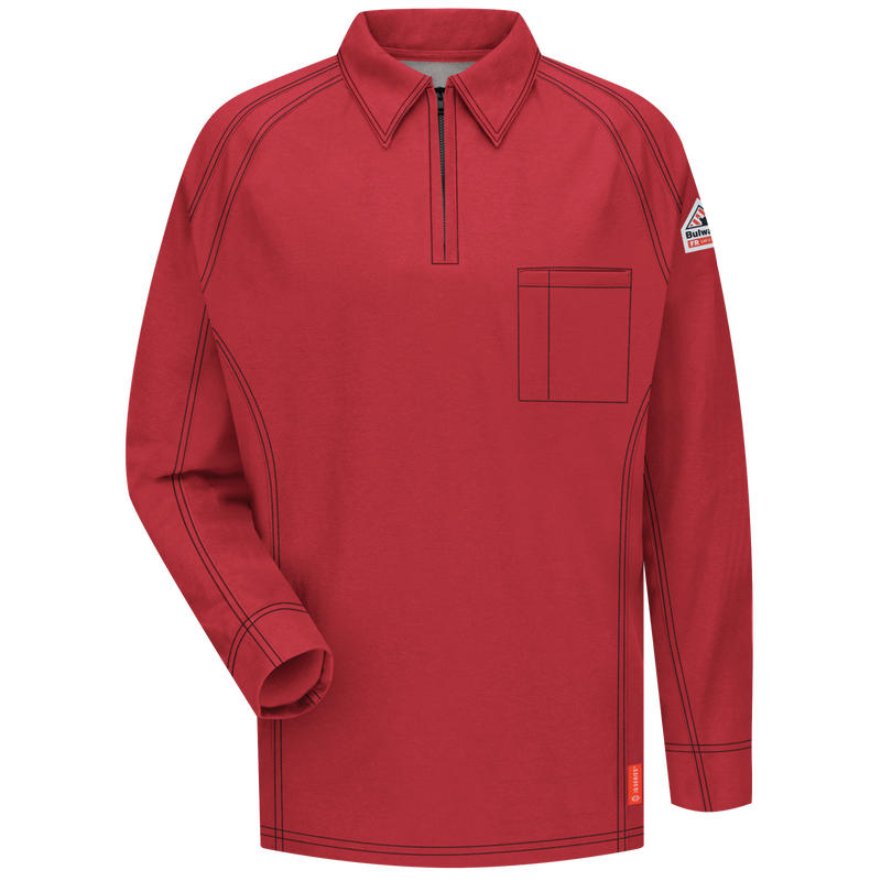 iQ Series&reg; Comfort Knit Men's FR Long Sleeve Polo image number 0
