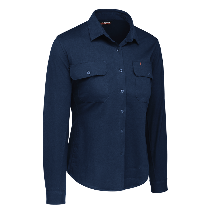 Women's Flex Knit Button Down Shirt image number 6