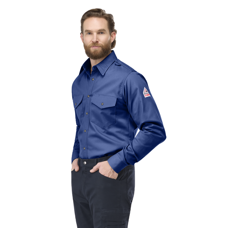 Men's Midweight Excel FR Snap-Front Uniform Shirt image number 2