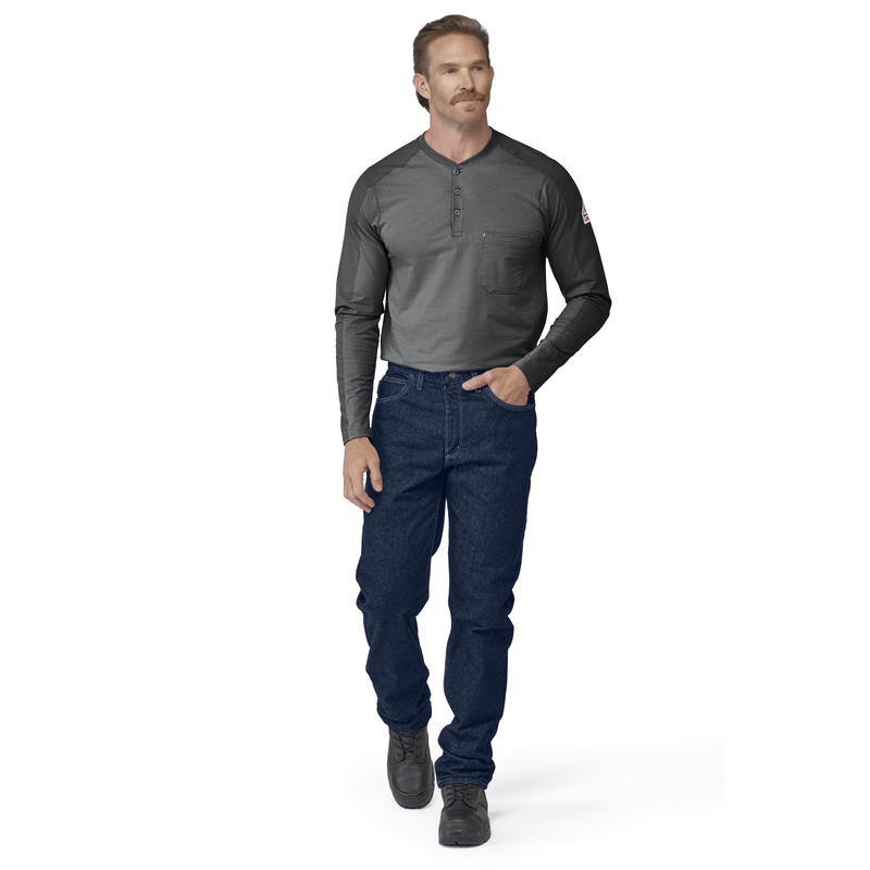 Men's Flex Knit Henley image number 7