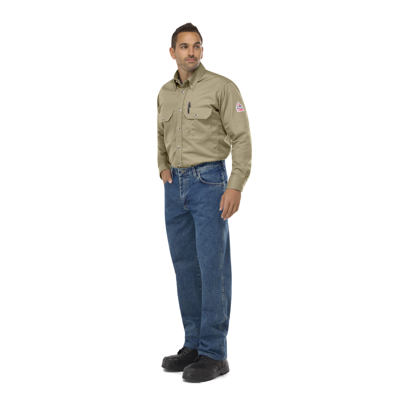 Men's Midweight FR Dress Uniform Shirt image number 5