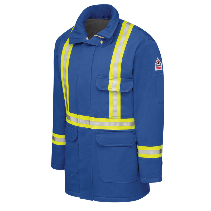 Men's Heavyweight Excel FR&reg; ComforTouch&reg; Insulated Deluxe Parka with Reflective Trim image number 3