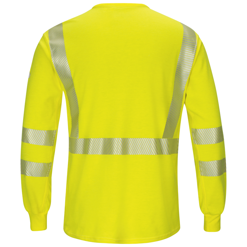 Men's Lightweight FR Hi-Visibility Long Sleeve T-Shirt image number 5