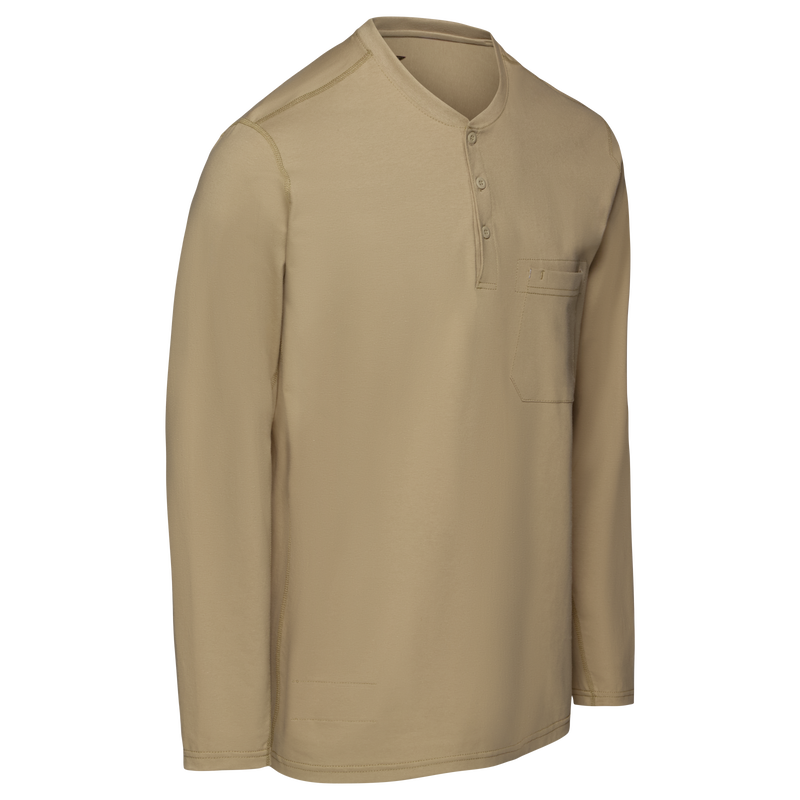 Men's Flex Knit Industrial Henley image number 2
