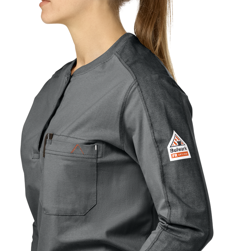 Women's Flex Knit Henley image number 8