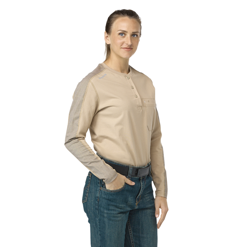Women's Flex Knit Henley image number 3
