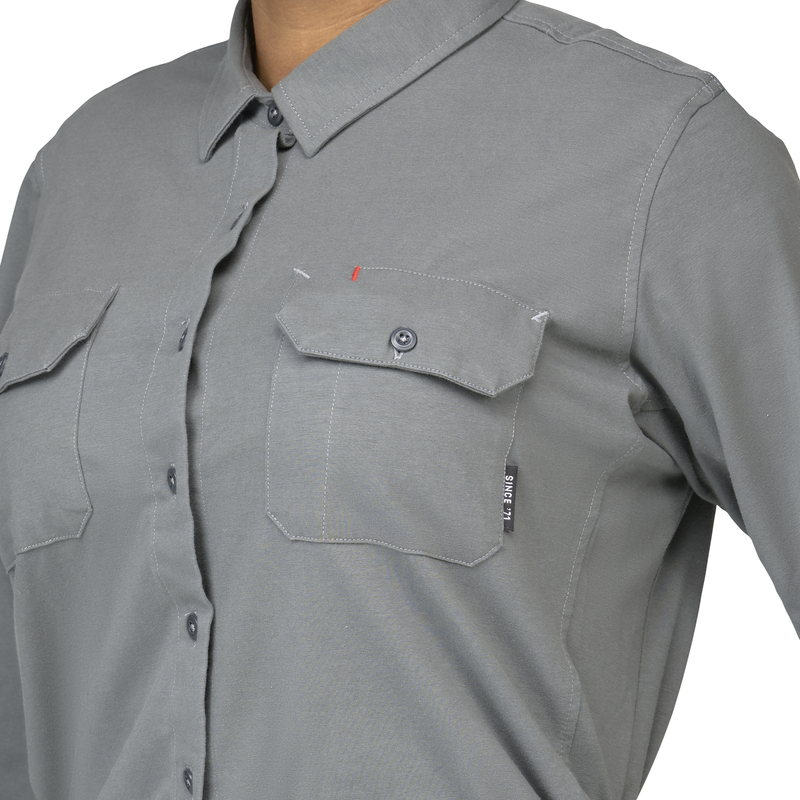 Women's Flex Knit Button Down Shirt image number 8